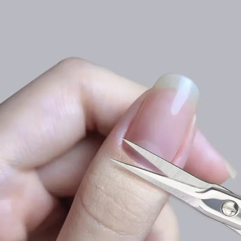Stainless Steel Cuticle Scissors Nail Cuticle Clippers Trimmer Dead Skin Remover Manicure Pedicure Cutter Professional Tools