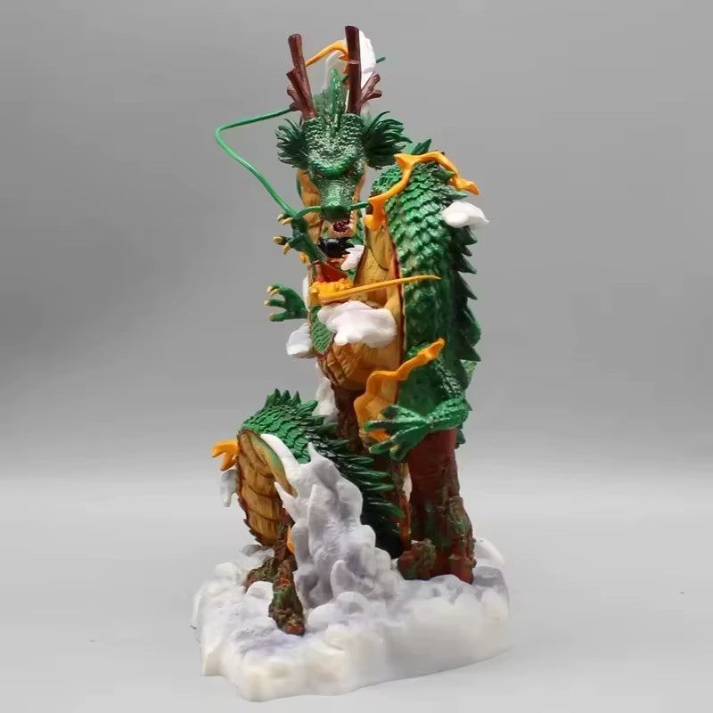 24Cm Dragon Ball Anime Figure Shenron Figure Goku and Shenron Figurine Model Pvc Statue Doll Collection Room Toy Gifts