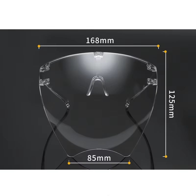 1 Pcs Full Face High-Definition Transparent anti Fog anti Splash Protective Mask High Transparency Goggles Nail Art Tool