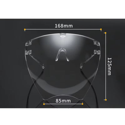 1 Pcs Full Face High-Definition Transparent anti Fog anti Splash Protective Mask High Transparency Goggles Nail Art Tool