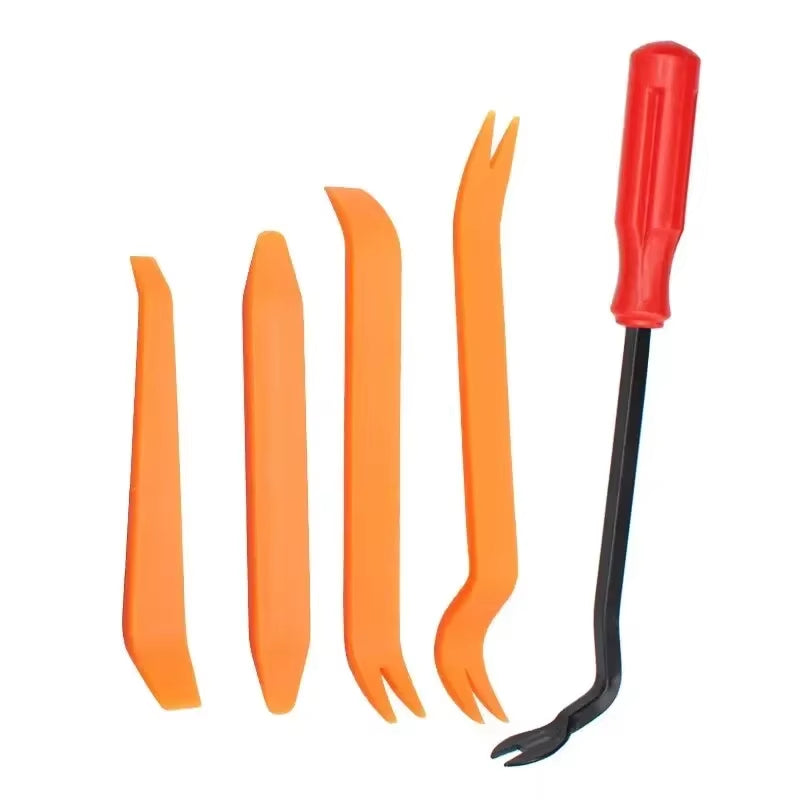 Universal Car Door Trim Clip Removal Tool Kit for BMW Toyota Hyundai Benz Tesla - Auto Panel Pry Repair Fastener Set