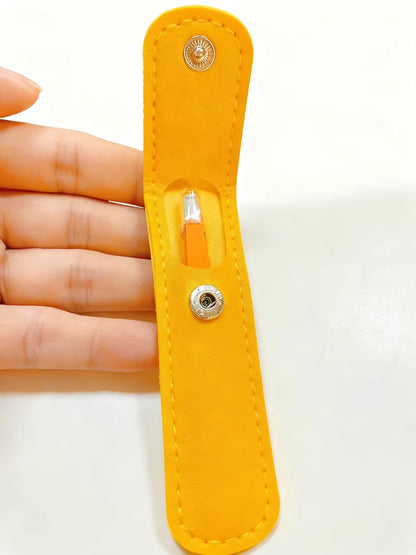Eyebrow Tweezer Colorful Hair Beauty Fine Hairs Puller Stainless Steel Slanted Eye Brow Clips Removal Makeup Tools