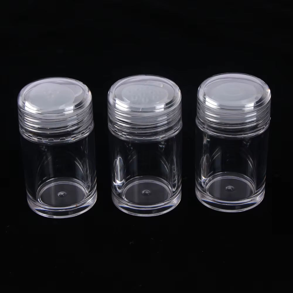 10Ml Empty Refillable Cosmetic Jar Pot Loose Face Powder Sieve Powder Box Empty Cosmetic Container Travel Wholesale Dropshipping