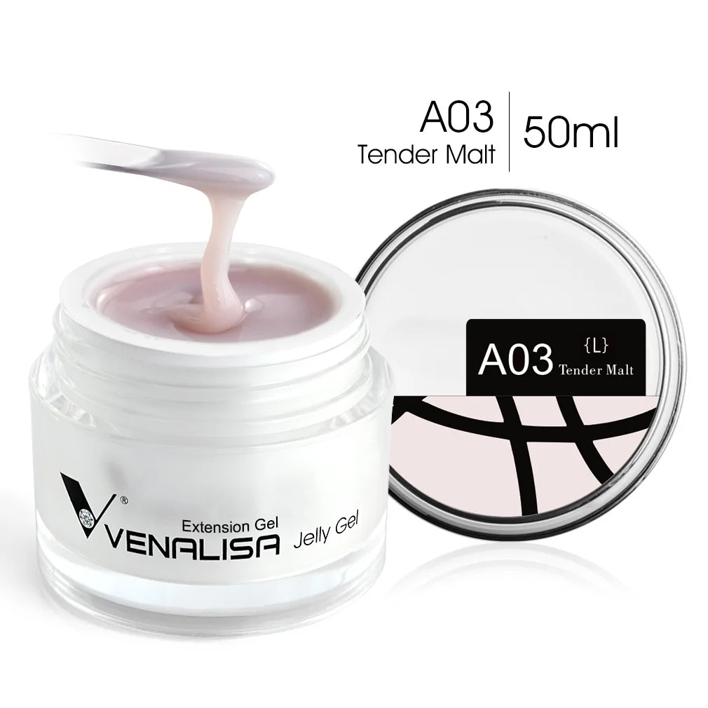 50Ml TPO FREE Rose Pink Jelly Gel Extension Nail Salon Professiona Used Self Leveling Transparent Gel Nail Gel Polish