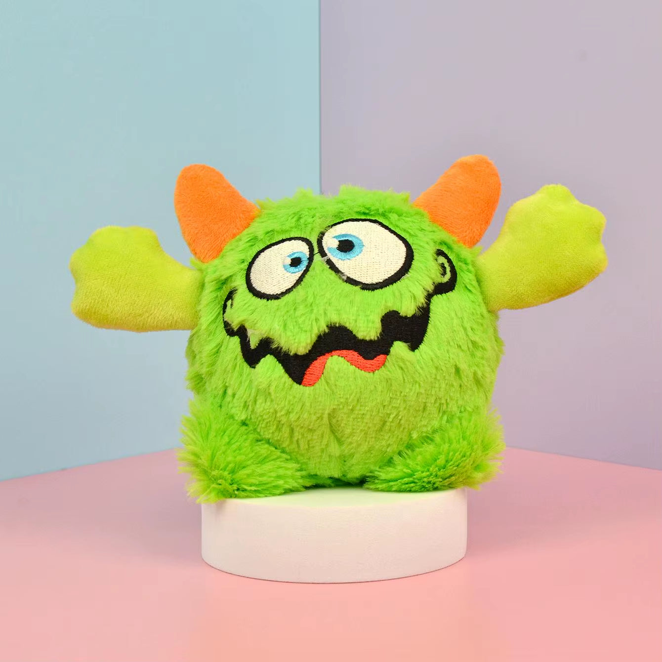 Fun Little Monster Plush Dog Toys Make a Sound to Attract Dog Attention Companion Factory Direct Sales