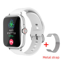 White+Metal strap