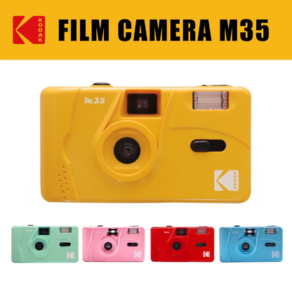 Original  M35 Film Camera Non-Disposable Retro Film Machine Manual Replaceable Reusable Film Camera with Flash Function