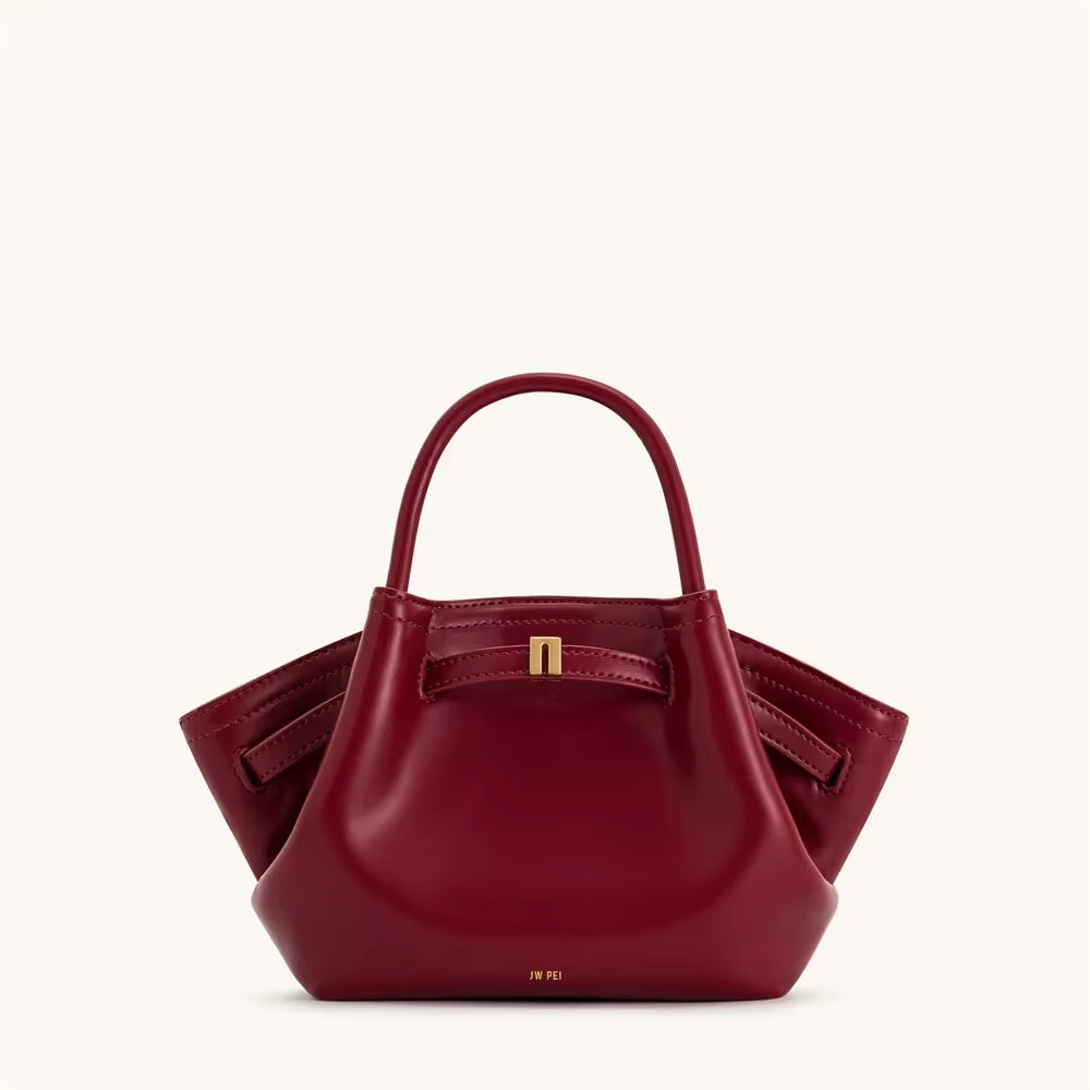 2025New Women'S Canvas Brown Crossbody Shoulder Bag Mini Vegan Leather Tote Bag Handbag Dumpling Bag High Quality Leather