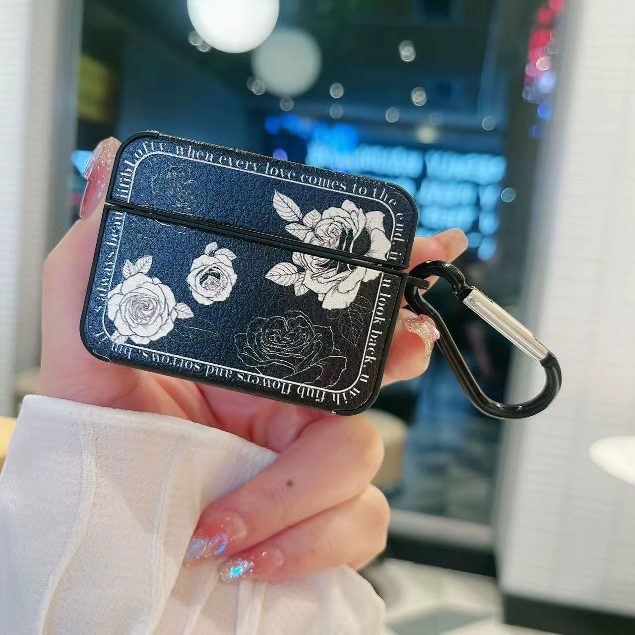 French Vintage Flower for Airpods Pro3 Protective Case Generation, Suitable for Apple Wireless Bluetooth Earphones Case