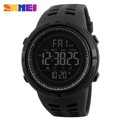 1251 Digital Watch for Men Waterproof Sports Electronic Countdown Mens Wristwatches Military Date Clock 1560 Reloj Hombre