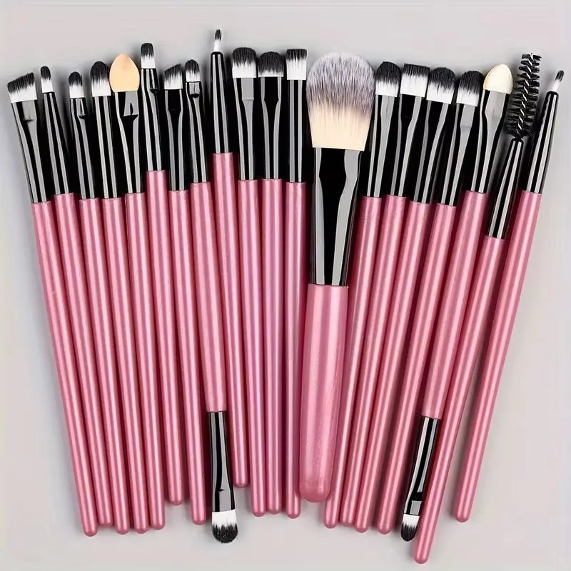 20Pcs Makeup Brush Set Eyeliner Brush Blending Brush Makeup Brushes for Cheeks Eye Cosmetic Foundation Brush Make up Brushes Set
