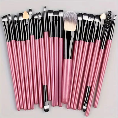 20Pcs Makeup Brush Set Eyeliner Brush Blending Brush Makeup Brushes for Cheeks Eye Cosmetic Foundation Brush Make up Brushes Set