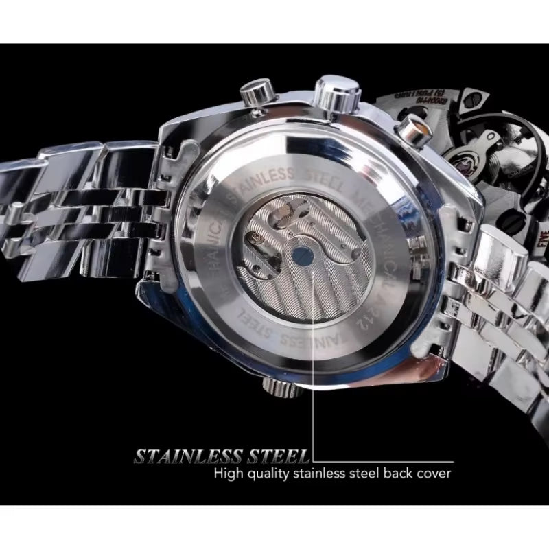 212 New Men'S Automatic Mechanical Watch Fashion Business Luxury Calendar Week Men'S Premium Watch Gift Reloj Hombre