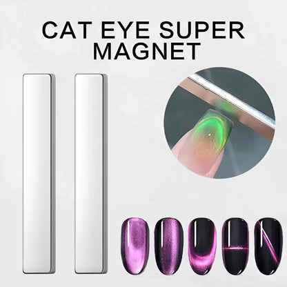 1Pcs/2Pcs Nail Art Magnetic Pen 3D Cat Eye Painting Nails Art Design Dual-Ended Magnet Wand Gel Polish Magic for Manicure