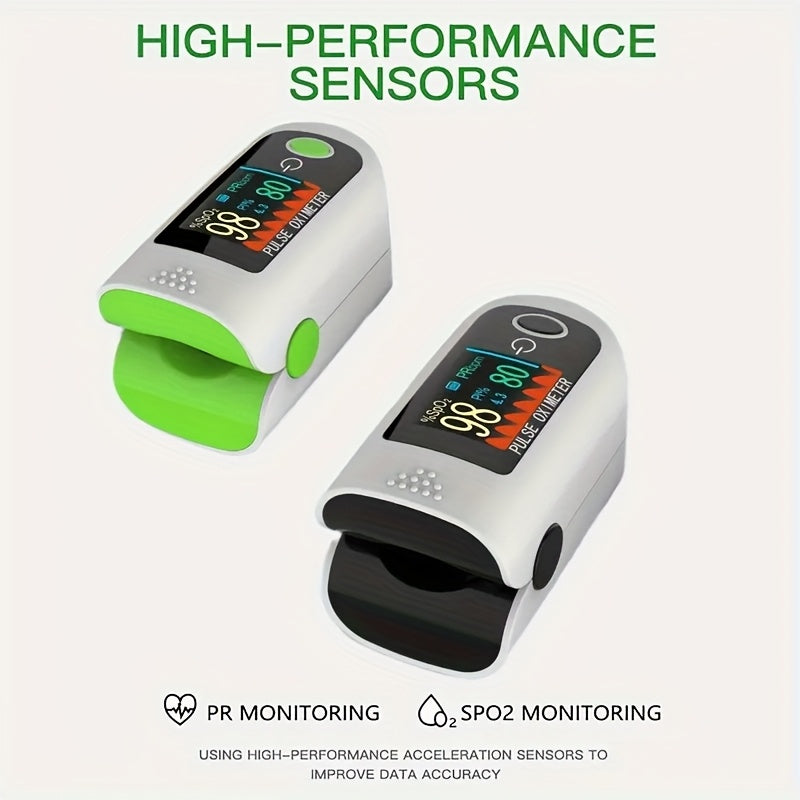 CHANG KUN Digital Fingertip Pulse Oximeter With Blood Oxygen Sensor, Monitor SpO2 And Heart Pulse Rate And Perfusion Index For Home Use Or Sport Battery Powered Beauty World Shop