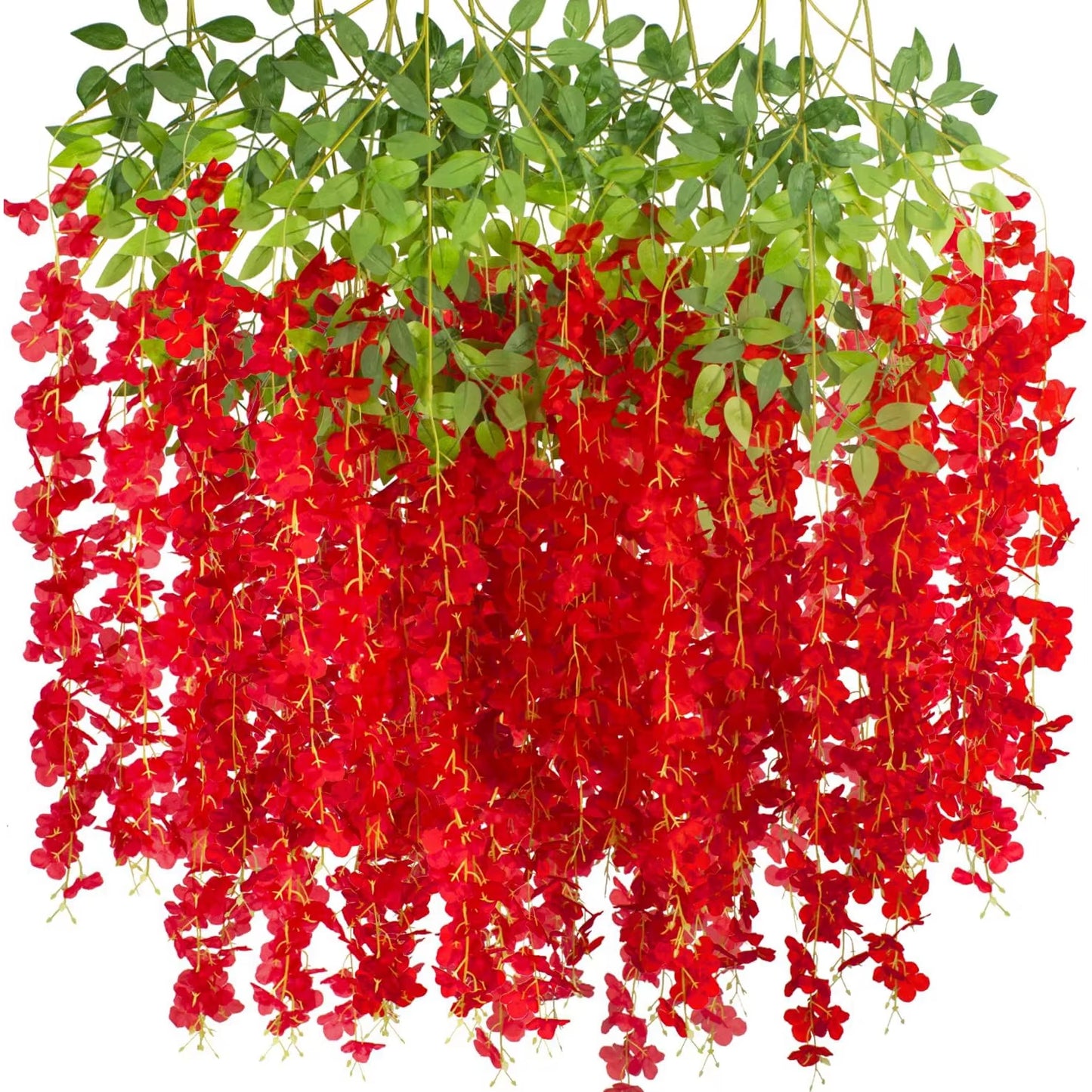 1 Pc Artificial Flowers Rattan Home Wedding Celebration Festival Outdoor Garden Wall Yard Garland DIY Gift Box Decorat Accessory