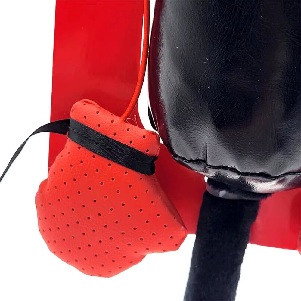 New Cartoon Cat Punching Bag Toy Indoor Kitten Adult Cats Boxing Gloves Suction Cup Color Randomly Shipped Pet Supplies