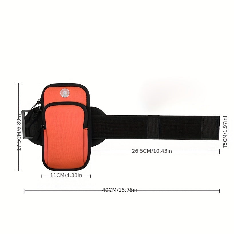 Waterproof Running Arm Bag - Water-Resistant Design with Spacious Compartment and Secure Strap for Men and Women - Perfect for Outdoor Sports and Fitness Activities like Running, Jogging, Cycling, and Hiking Beauty Fashion