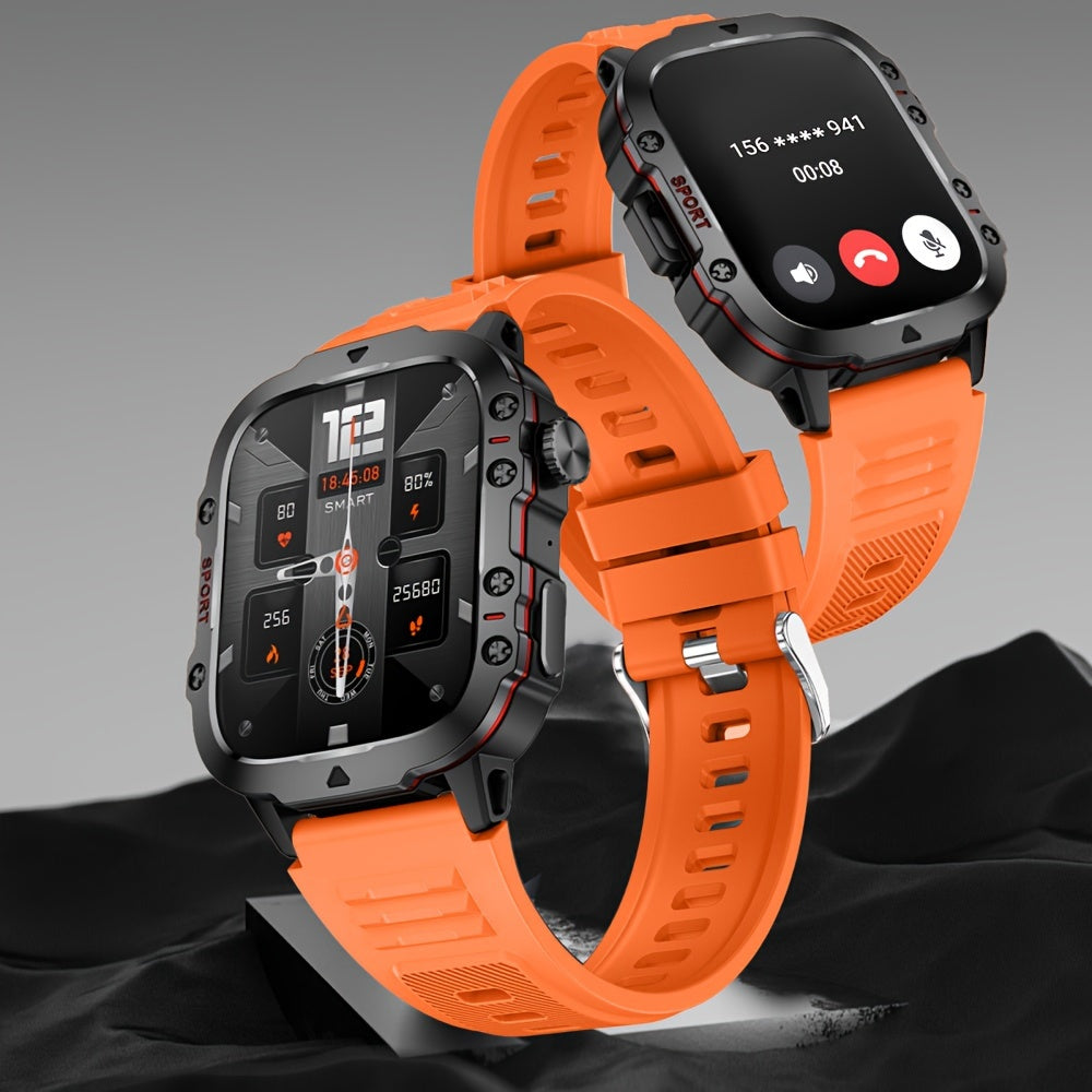 1pc Large 1.96" Touch Screen Smartwatch Pro - Multi-Sport Fitness Tracker, Answer/Make Calls, Message Notification, AI Control, Wireless Call, Heart Rate Monitor, Sleep Tracker, and More Beauty World Shop