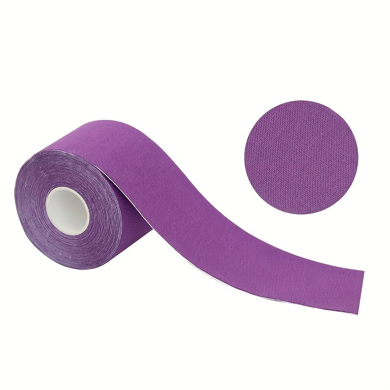Enhanced Muscle Support & Recovery Kinesiology Tape - 5cm x 5m, Water-Resistant, Elastic, Universal Fit Sport Tape Beauty World Shop