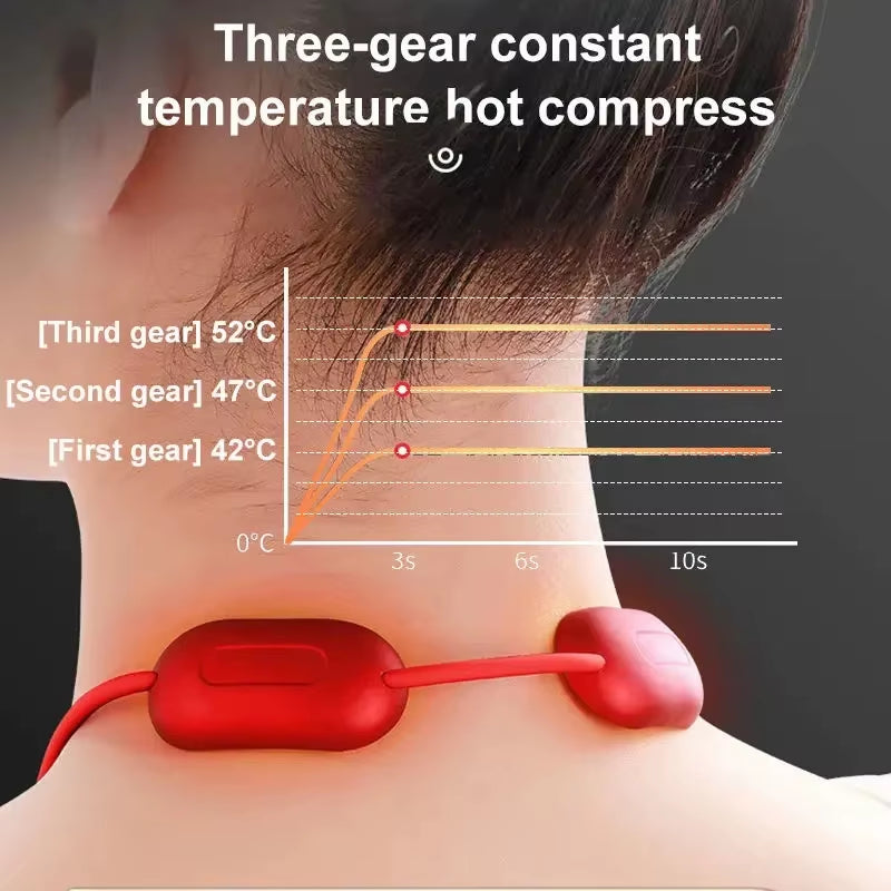 Mini Portable Neck Massager - Intelligent Hanging Cervical Massage
