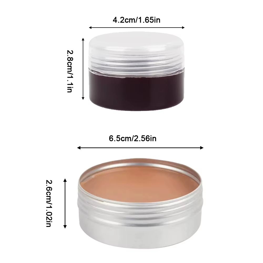 Halloween Scar Wax Special Efficacy Makeup Cosplay Makeup Fake Scar Wax for Face Long-Lasting Modeling Filler Accessories