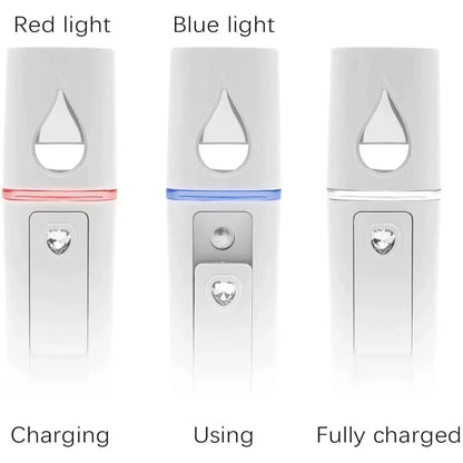 20Ml Portable Facial Sprayer Sprayer Face Steamer Air Humidifier Nebulizer Hydrating Anti-Aging Wrinkle Women Beauty Skin Care