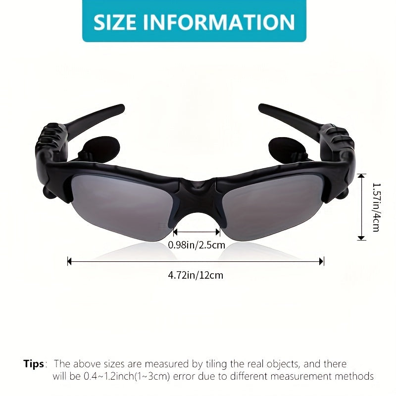 2pcs/3pcs Resistant Sport Glasses With Wireless Headset - Perfect For Cycling, Driving, Fishing, Travel And Outdoor Activities Beauty World Shop