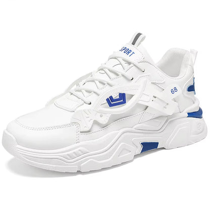 Men Thick Soled Casual Shoes Lace up Comfortle Breathle Suitle Outdoor Sports Running Shoes in All Seasons﻿
