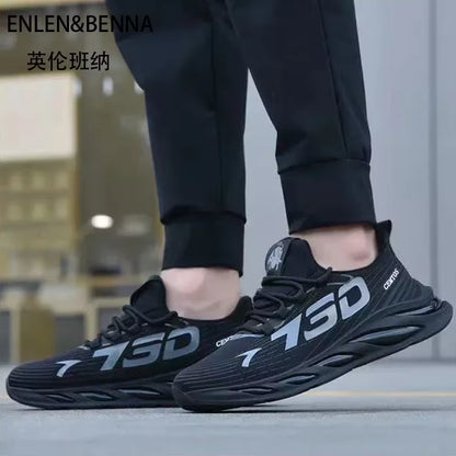 Shoes for Men Casual Slip on Fashion Sneakers Breathable Running Shoes Outdoor Walking Training Tennis Shoes