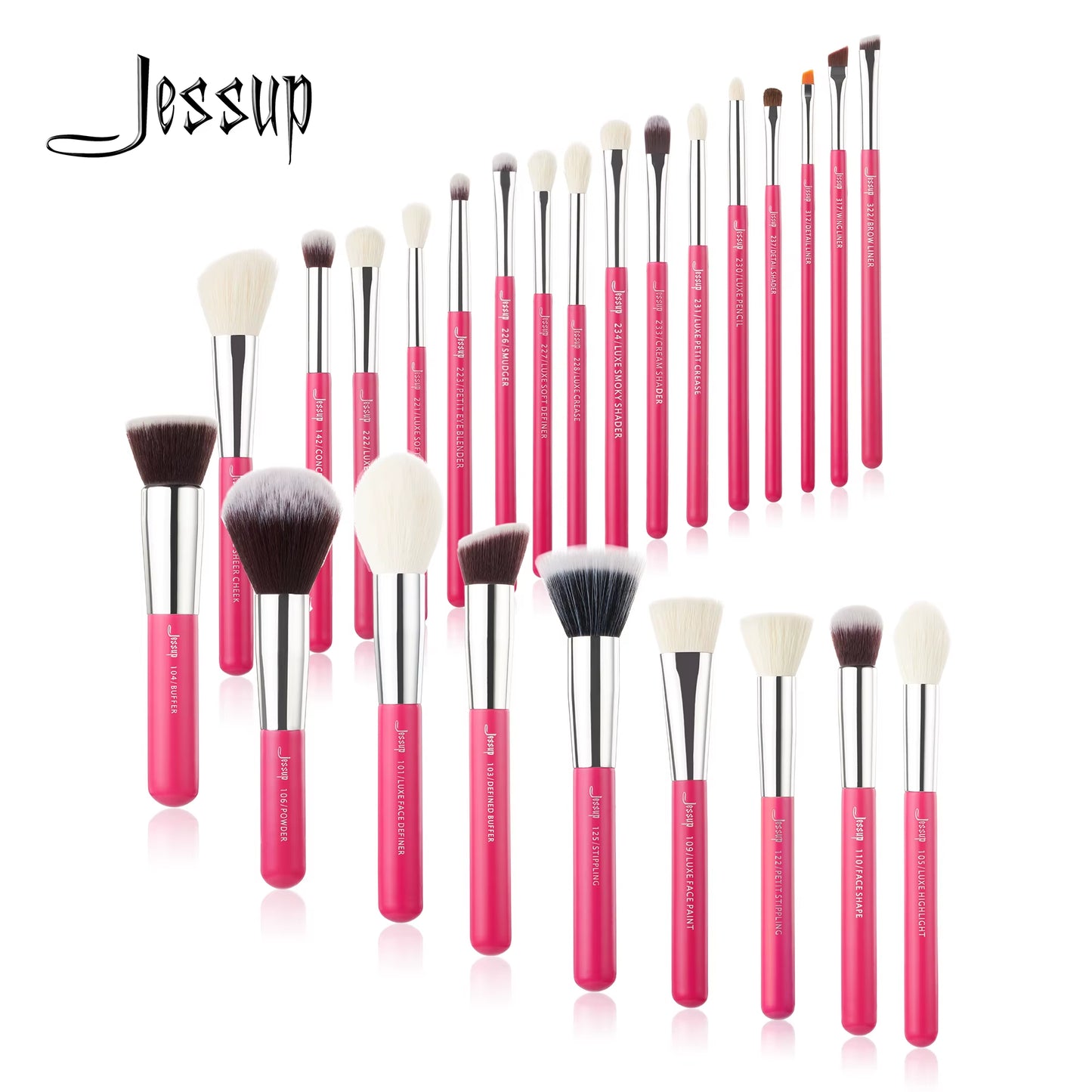 Makeup Brushes Set 25Pcs Make up Brush Professional ,Natural-Synthetic Foundation Powder Blending Eyeshadow T195
