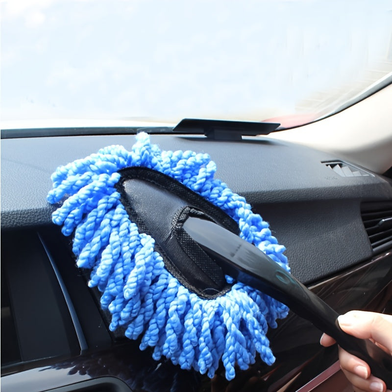 Car Dust Removal Small Duster Wipe Car Soft Brush Cleaning Brush Mini Bristle Brush Dust Removal Brush Nanofiber Car Interior Beauty Fashion