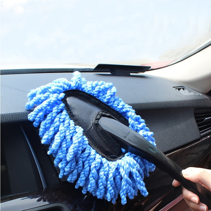 Car Dust Removal Small Duster Wipe Car Soft Brush Cleaning Brush Mini Bristle Brush Dust Removal Brush Nanofiber Car Interior Beauty Fashion