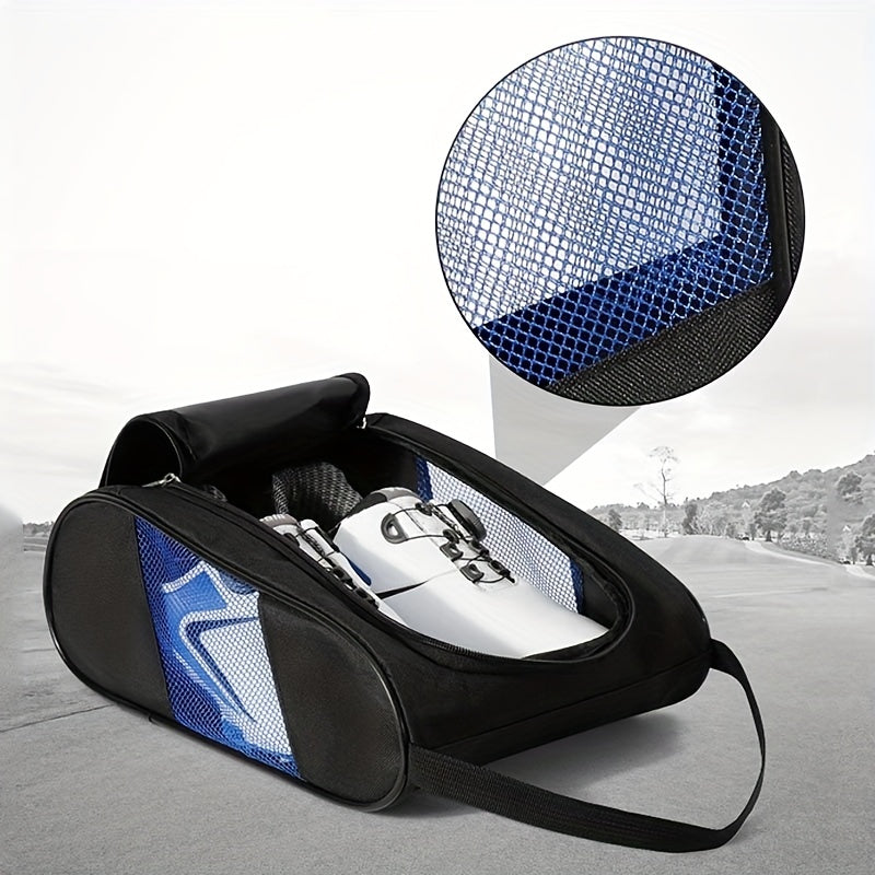 PGM Outdoor Golf Shoes Bags, Colorful Nylon Travel Zippered ConvenientSport Storage Bag XB001 Beauty Fashion