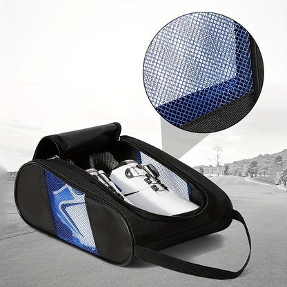 PGM Outdoor Golf Shoes Bags, Colorful Nylon Travel Zippered ConvenientSport Storage Bag XB001 Beauty Fashion