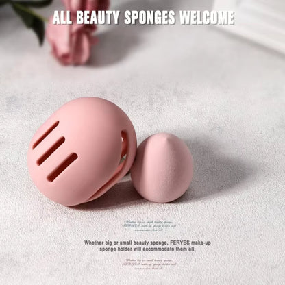 1PC Makeup Sponge Holder Eco-Friendly Silicone Multi-Hole Beauty Sponge Storage Case Travel Protable Cosmetic Puff Holder Box