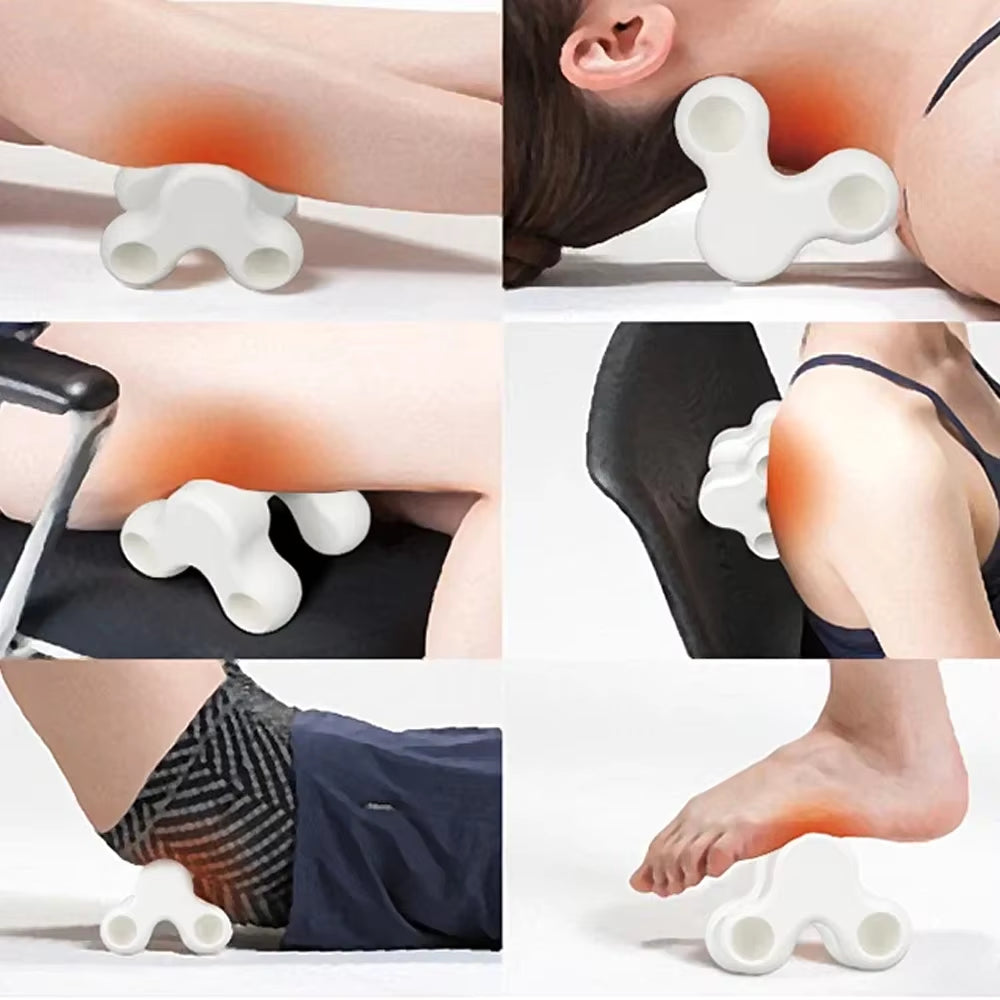 1PCS Pressure Point Massage Tool, Handheld Manual Massage Tool for Muscles Relaxation, Back and Neck Deep Tissue Massage Tools