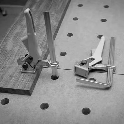 2PCS 160X60Mm Quick Guide Rail Ratchet Clamp Woodworking F Clamp Quick Clamping for MFT and Guide Rail System Hand Tools