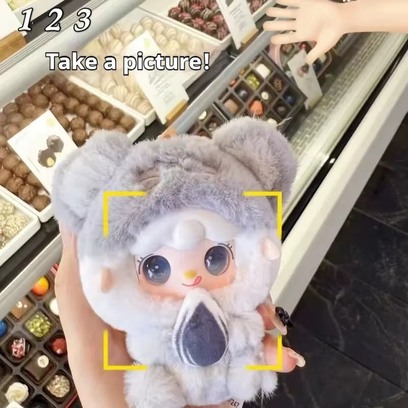Yooki V10 Hug Food Shop Blind Box Mini Bag Pendant Plush Doll Mystery Box Creative Cartoon Ornament Girl Exquisite Birthday Gift