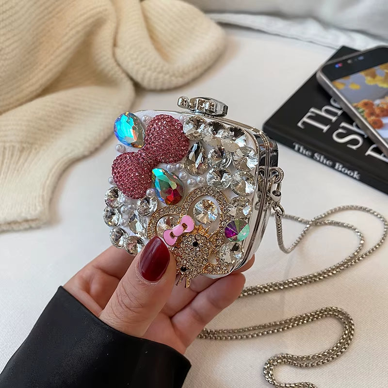Fashion Mini Bags for Women Luxury Designer Evening Bag Female Wedding Party Bag Ladeis Chains Crossbody Bags Small Shoulder Sac