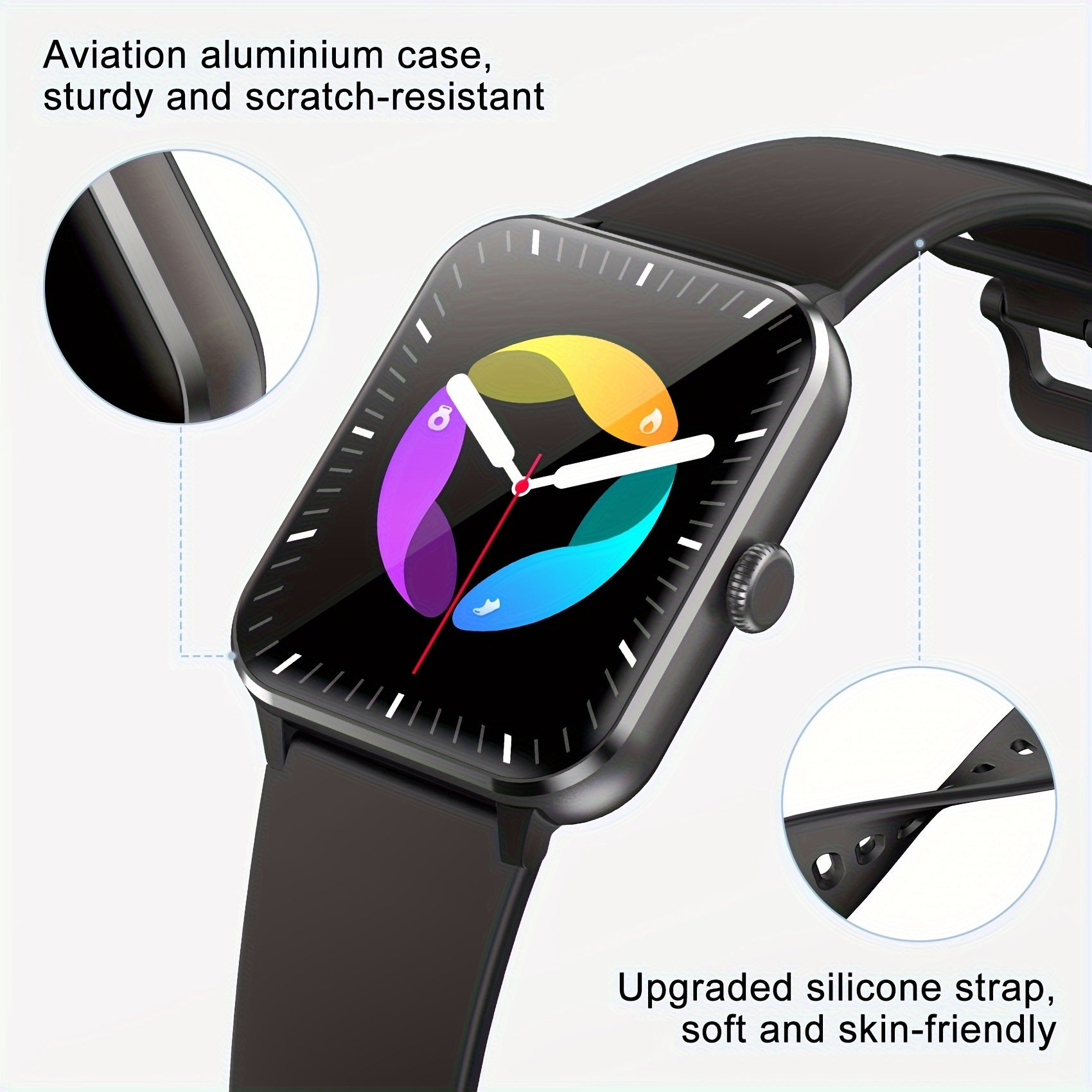 Smart Watch (Answer/Make Call), 1.85" Smart Watches for Men Women Waterproof, 100+ Sport Modes, Fitness Activity Tracker, Health Sleep Monitor, Pedometer, Smartwatch for Android iOS Beauty World Shop