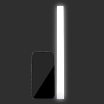 1pc Wireless LED Under Cabinet Light with Motion Sensor, Ultra-Thin Magnetic Strip, USB Rechargeable, PVC Lamp Body, Indoor LED Lighting for Kitchen, Stairs, Hallway, Wardrobes - Ideal for Christmas & Thanksgiving Gifts Beauty Fashion