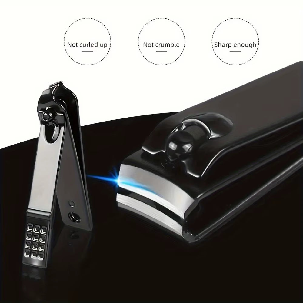 7Pcs Unisex Stainless Steel Manicure Set with Nail File Portable Travel Grooming Kit Nail Scissors Grooming Tools Kit Clippers