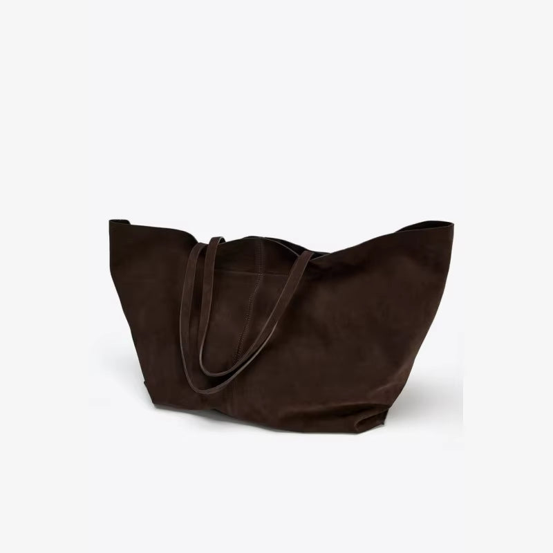 WOMEN'S LARGE SUEDE BAG, Luxury Designer New Tote Bag for Everyday Style, Large Capacity Fashion Shoulder Handbag for Ladies