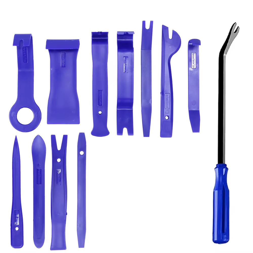 5/12/41/161/231PCS Auto Clip Pliers Fastener Remover Pry Tool Car Trim Removal Tool for Car Audio Dash Door Panel Window Molding