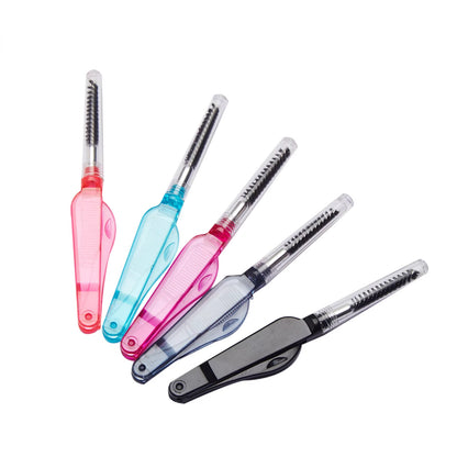 1 Pc Dual Purpose Double Head Stainless Comb Eyelash Eyebrow Comb Makeup Mascara Brushes Eyelashes Wands for Make up Tools