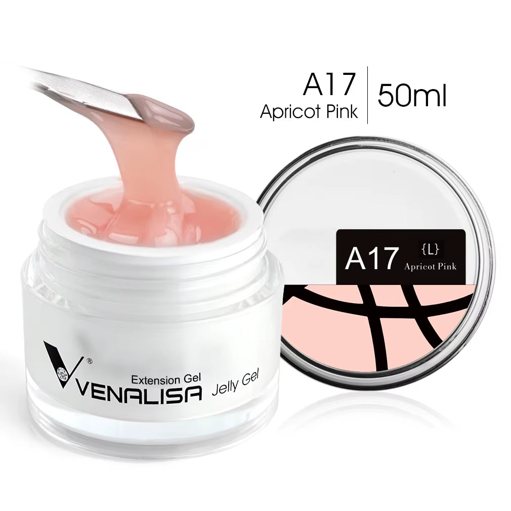 50Ml TPO FREE Rose Pink Jelly Gel Extension Nail Salon Professiona Used Self Leveling Transparent Gel Nail Gel Polish
