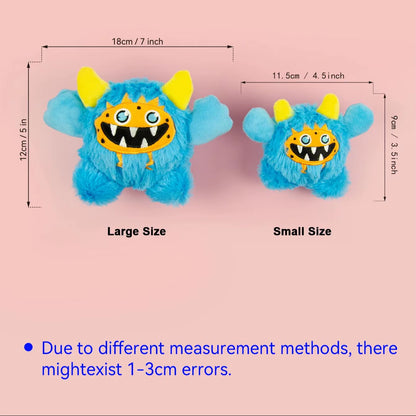 Fun Little Monster Plush Dog Toys Make a Sound to Attract Dog Attention Companion Factory Direct Sales