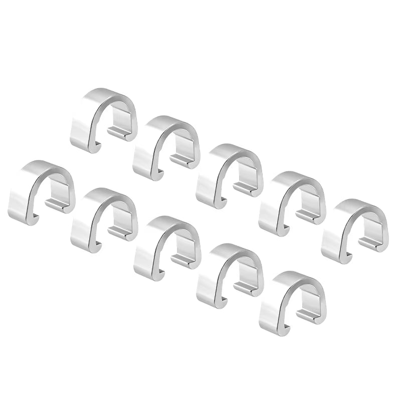 10Pcs MTB Bike Bicycle Frame U Buckle for Brake Cable Housing Hose Tube Shifter Cable Guides Button Fixed Tubing Clips