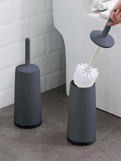 Plastic Toilet Brush with Standing Base Long Handle Toilet Cleaning Brush for WC Bathroom Accessories Cleaning Tools